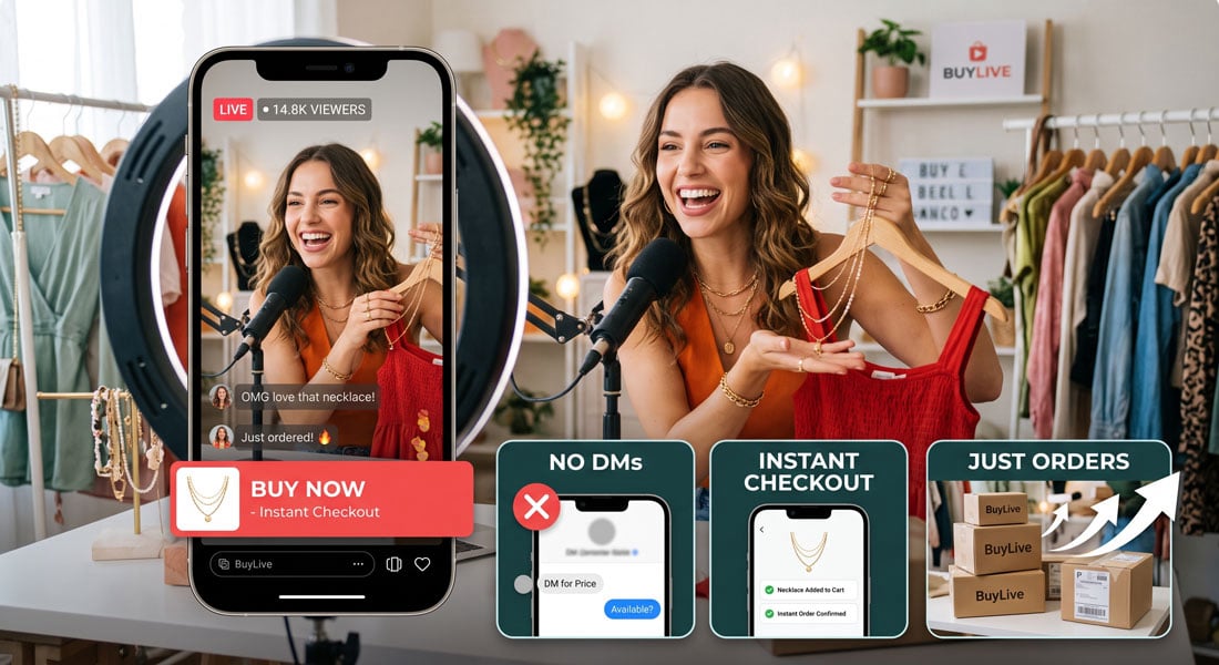 Instant payment solution for Live Seller